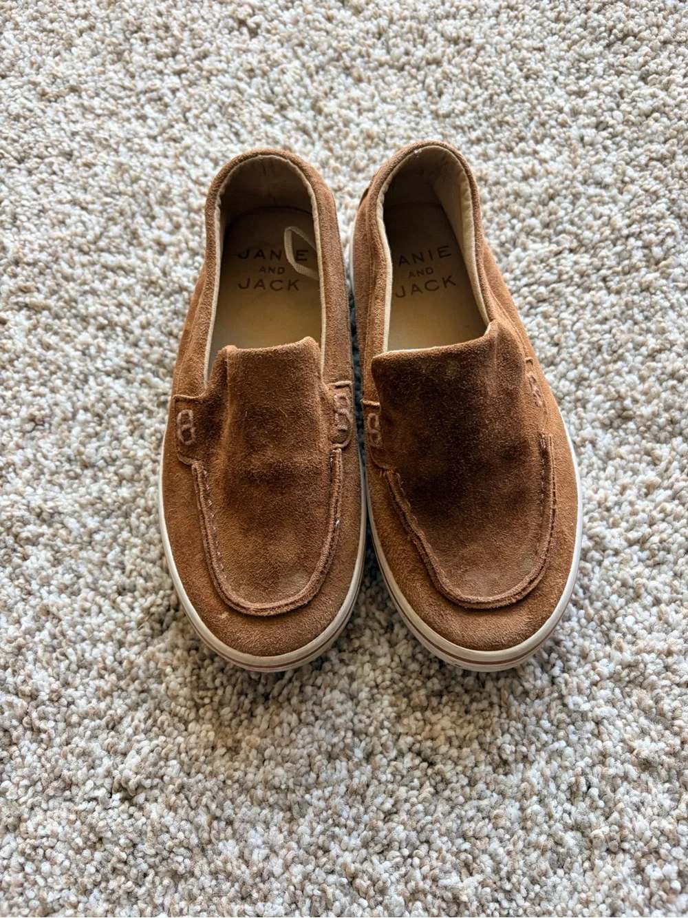 Janie and Jack brown suede